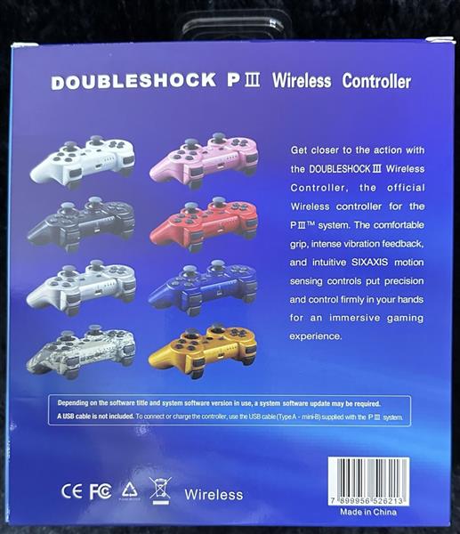 Grote foto double shock controller wireless voor psiii groen nieuw spelcomputers games playstation 3