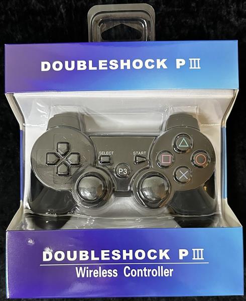 Grote foto double shock controller wireless voor psiii zwart nieuw spelcomputers games playstation 3