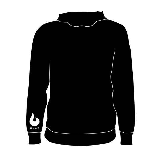 Grote foto t.s.b.v. pendragon hoodie logo klein zwart kleding heren sportkleding