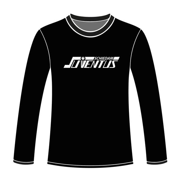 Grote foto s.b.v. juventus longsleeve logo zwart kleding heren sportkleding
