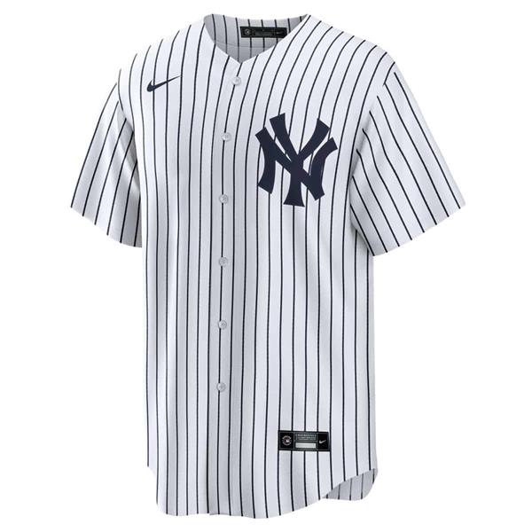 Grote foto new york yankees official replica home jersey kledingmaat xxl kleding heren sportkleding