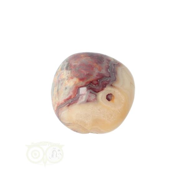 Grote foto crazy lace agaat trommelsteen nr 14 20 gram verzamelen overige verzamelingen