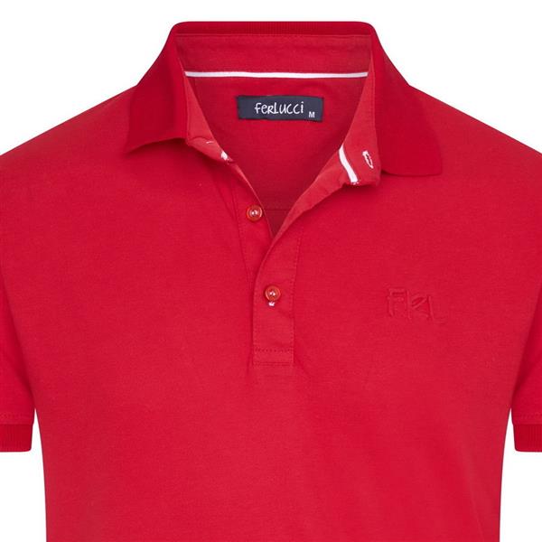 Grote foto polo ferlucci red 4183 kleding heren t shirts