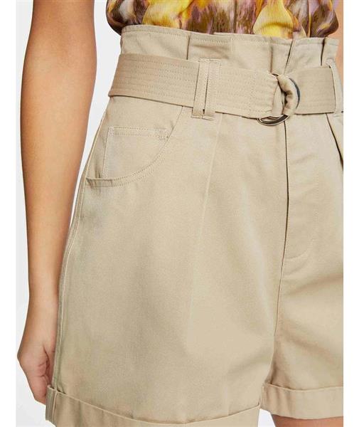 Grote foto riem hoge taille losse shorts 231 shean kleding dames overige kledingstukken