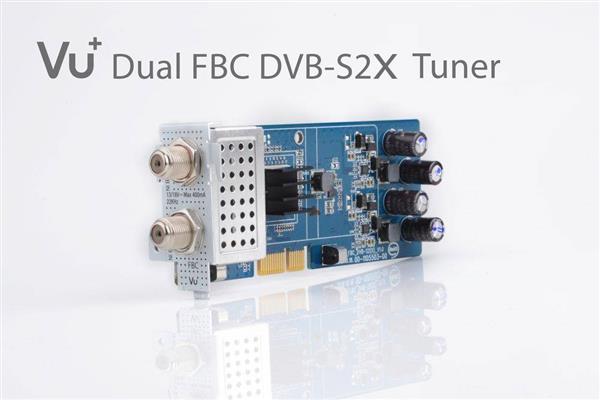 Grote foto vu fbc dual dvb s2x v2 tuner telecommunicatie zenders en ontvangers