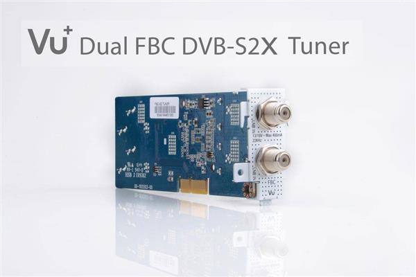 Grote foto vu fbc dual dvb s2x v2 tuner telecommunicatie zenders en ontvangers