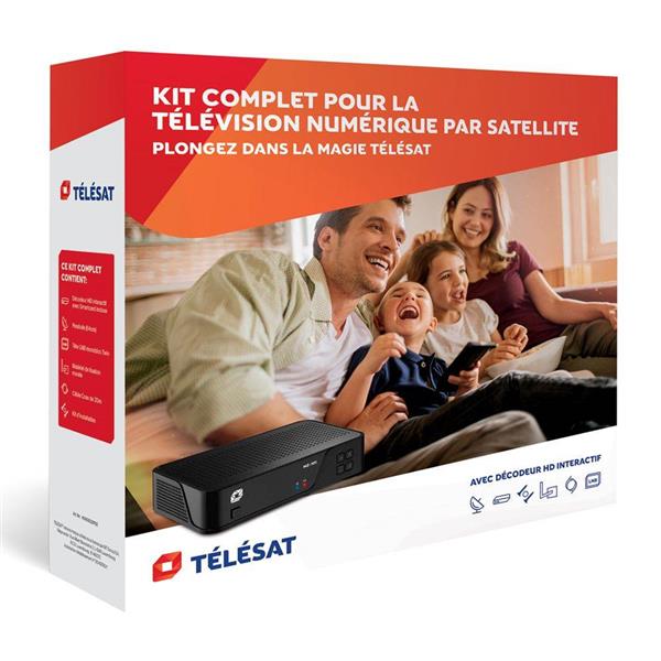 Grote foto telesat startersset thuis telecommunicatie zenders en ontvangers