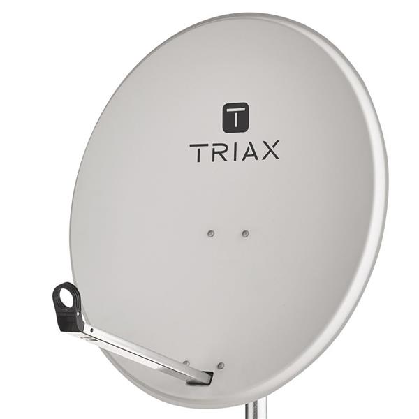 Grote foto triax tds 80cm schotel kleur 7035 lichtgrijs niet per post te verzenden telecommunicatie satellietontvangers