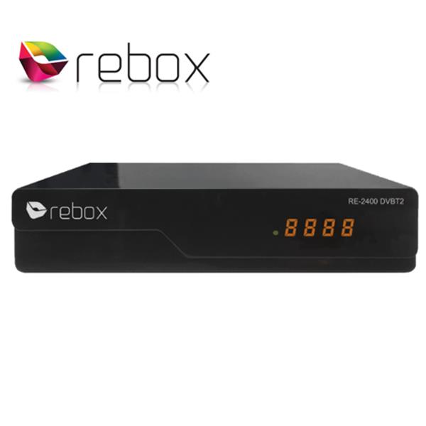 Grote foto rebox re 2400 dvb t2 h.265 hevc met display telecommunicatie zenders en ontvangers