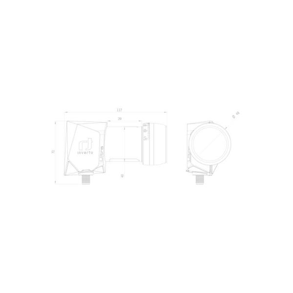 Grote foto inverto idlt snl412 ultra opn hgln ultra single 40mm pll lnb telecommunicatie zenders en ontvangers