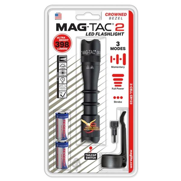 Grote foto maglite mag tac 2 crowned led zaklamp sf2lra6l 2x cr123 huis en inrichting overige