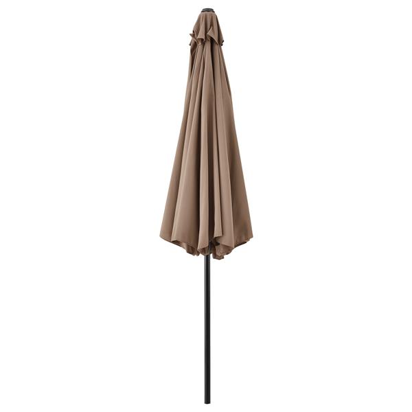 Grote foto tuin parasol stokparasol 300x230 cm beige tuin en terras overige tuin en terras