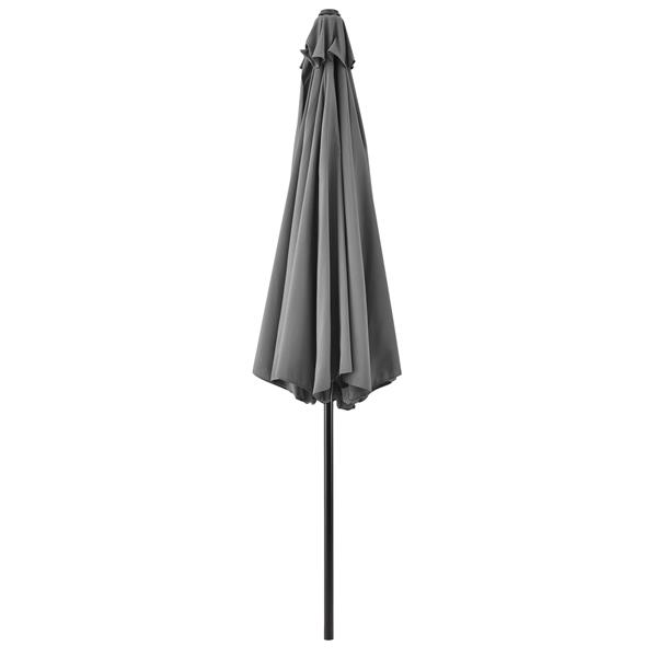Grote foto tuin parasol stokparasol 300x230 cm grijs tuin en terras overige tuin en terras
