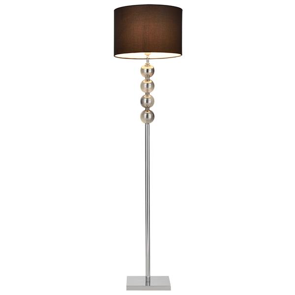 Grote foto vloerlamp staande lamp 155 cm spheridern chroom en zwart huis en inrichting overige