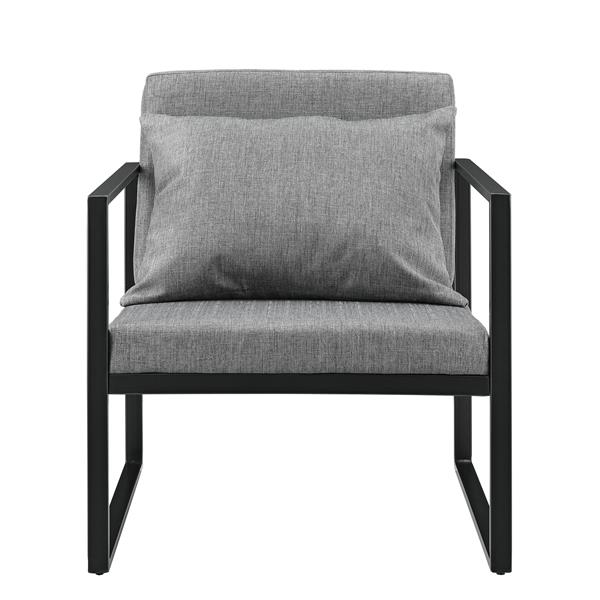 Grote foto design fauteuil met kussens 70x60x60 cm set van 2 donkergrijs huis en inrichting stoelen