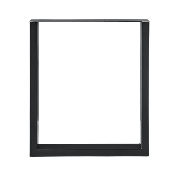 Grote foto stalen onderstel set van 2 u tafelpoot 60x72 cm zwart doe het zelf en verbouw materialen en producten
