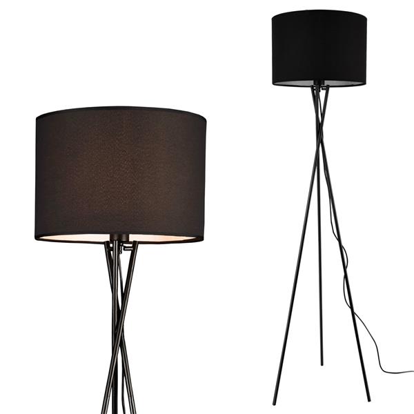 Grote foto vloerlamp staande lamp grenoble statief 154 cm e27 zwart huis en inrichting overige