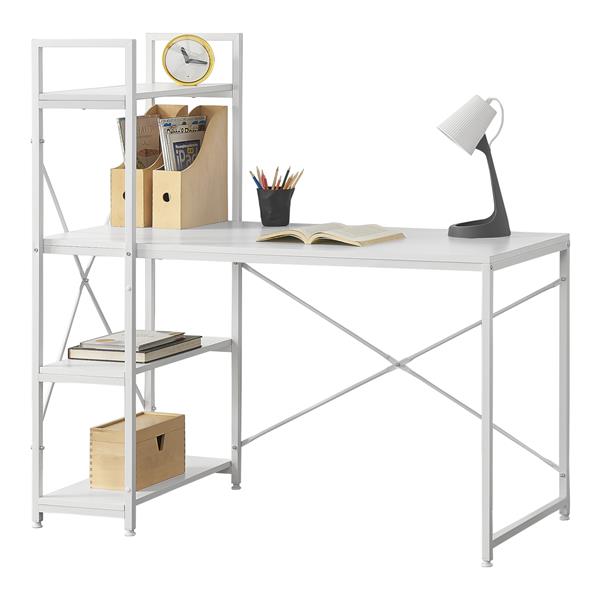 Grote foto bureau stavanger met 4 planken 120x64x122 cm wit huis en inrichting stoelen