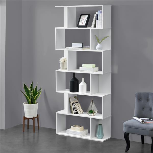 Grote foto boekenkast schap oxford 192x80x24 cm wit huis en inrichting overige