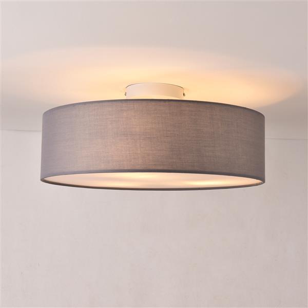 Grote foto plafondlamp plafonni re omaha 45 cm 3xe27 grijs en wit huis en inrichting plafondlampen