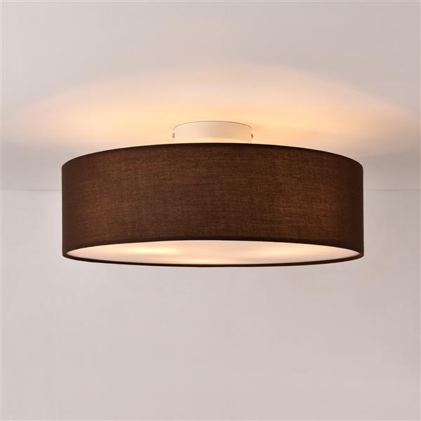 Grote foto plafondlamp plafonni re omaha 45 cm 3xe27 bruin en wit huis en inrichting plafondlampen