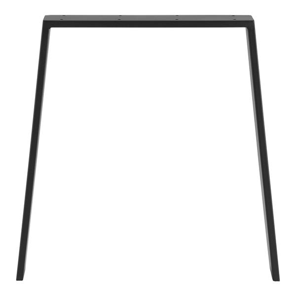 Grote foto trapeziumpoot tafelpoot 55 75x72 cm set van 2 zwart mat doe het zelf en verbouw materialen en producten