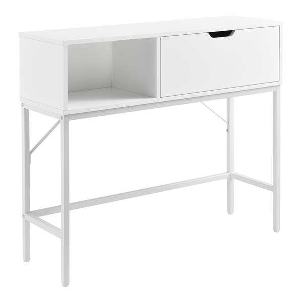 Grote foto en.casa console tafel tranemo sidetable 92x30x80 cm wit huis en inrichting eettafels