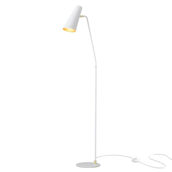 Grote foto lux.pro vloerlamp staande lamp norwich metaal e27 160 cm wit huis en inrichting overige