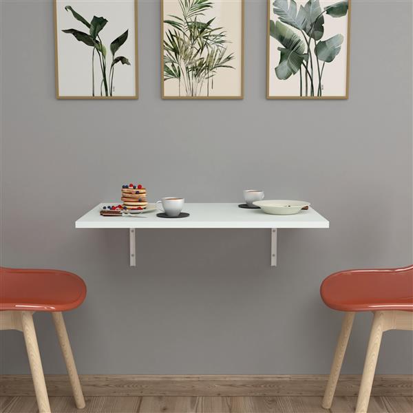 Grote foto en.casa klaptafel klepp voor wandmontage 72x45x1 8 cm wit huis en inrichting eettafels
