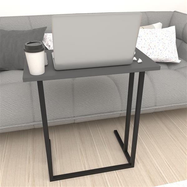 Grote foto en.casa bureau h gsby laptoptafel 65 5x60x35 5 cm antraciet en zwart huis en inrichting stoelen