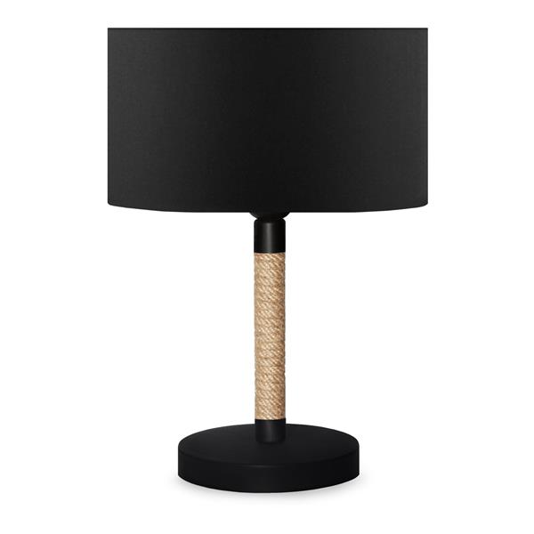 Grote foto lux.pro tafellamp rayleigh bureaulamp 37 cm e27 zwart huis en inrichting tafellampen