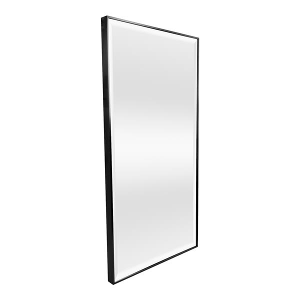Grote foto en.casa spiegel novoli hangend 101 8x51 8 cm zwart huis en inrichting woningdecoratie