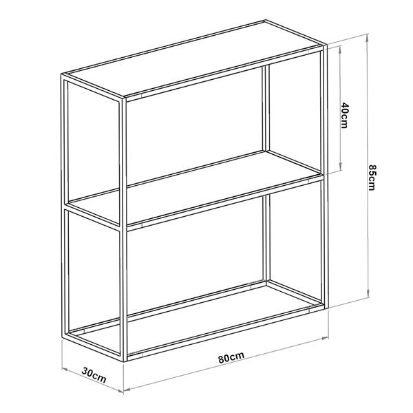 Grote foto en.casa console tafel konnevesi 85x80x30 cm zwart mat en transparant huis en inrichting eettafels