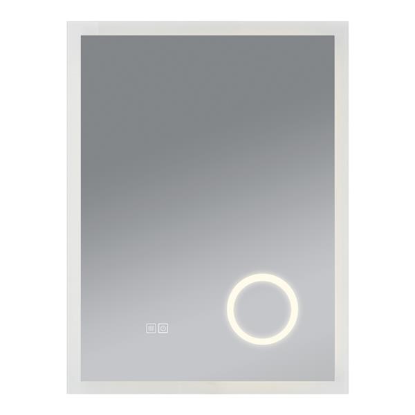 Grote foto pro.tec spiegel scafa met led verlichting 70x50x3 cm wit huis en inrichting woningdecoratie