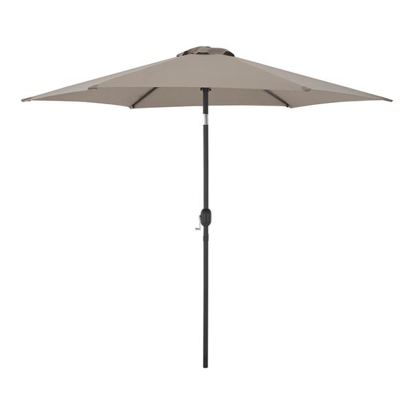 Grote foto casa.pro tuin parasol altino stokparasol 270x235 cm kaki tuin en terras overige tuin en terras