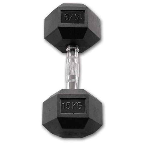 Grote foto body solid trainen met body solid hexagon dumbbells 42.5 kg paar sport en fitness fitness