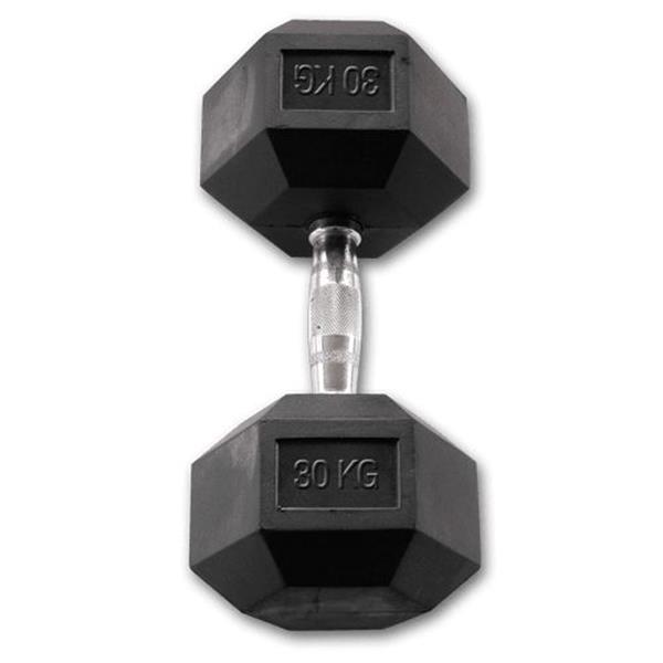 Grote foto body solid trainen met body solid hexagon dumbbells 42.5 kg paar sport en fitness fitness