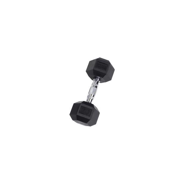 Grote foto body solid trainen met body solid hexagon dumbbells 42.5 kg paar sport en fitness fitness