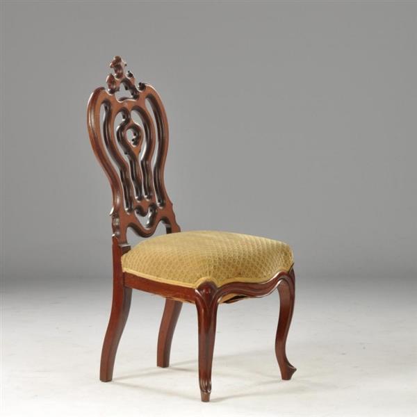 Grote foto antieke stoelen chaufeuze pompadour zogenaamde breistoel vermoedelijk horrix prachtige mahonie b antiek en kunst stoelen en banken
