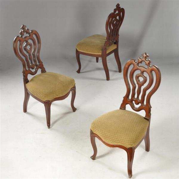 Grote foto antieke stoelen chaufeuze pompadour zogenaamde breistoel vermoedelijk horrix prachtige mahonie b antiek en kunst stoelen en banken