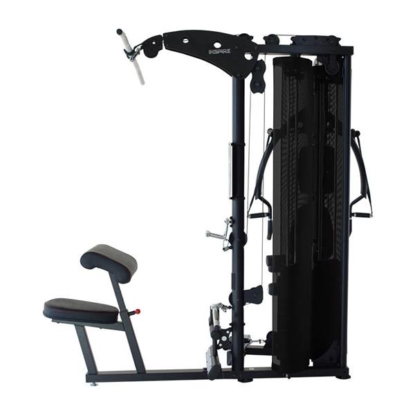 Grote foto inspire multi gym m5 twee gewichtstapels zwart sport en fitness fitness