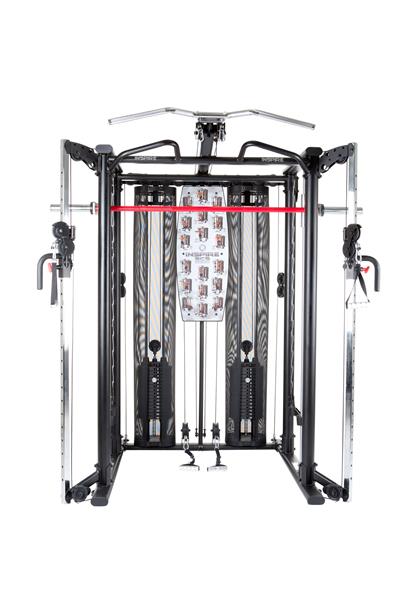 Grote foto inspire scs smith cage system incl. trainingsbank sport en fitness fitness