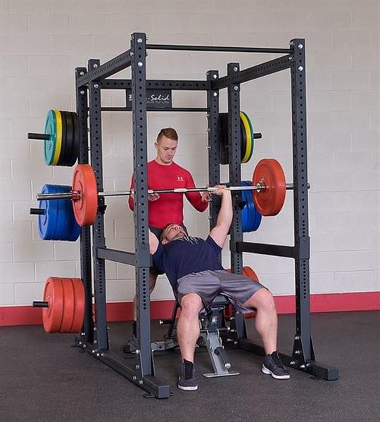 Grote foto body solid full commercial extended power rack spr1000back sport en fitness fitness