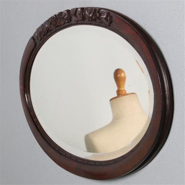 Grote foto antieke spiegel art crafts spiegel engeland ca. 1900 klein dwars ovaal no.771852 antiek en kunst spiegels
