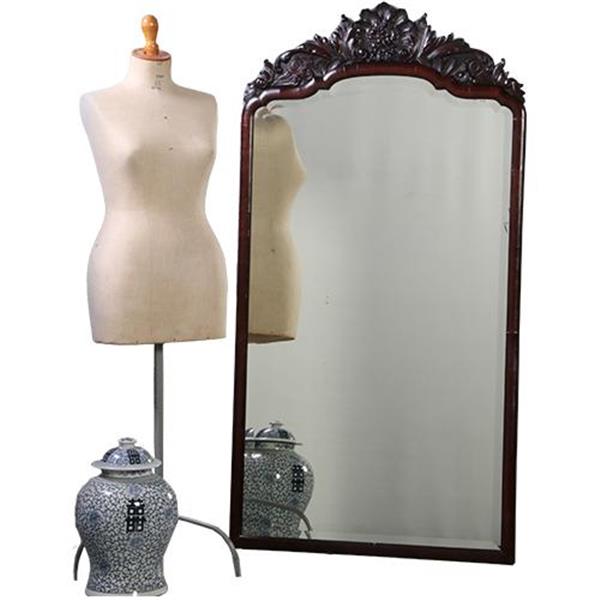 Grote foto antieke spiegels reusachtige soester spiegel met facet en kras belegde rand ca 1810 no.851090 antiek en kunst spiegels