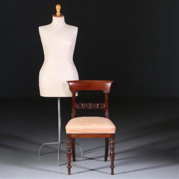 Grote foto antieke stoelen stel van 6 mahonie stoelen ca. 1930 incl. nieuwe bekleding naar wens no.882361 antiek en kunst stoelen en banken