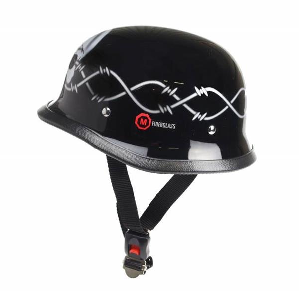 Grote foto redbike rk 304 duitse helm doodskop motoren kleding