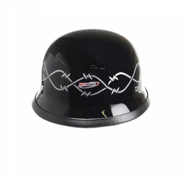 Grote foto redbike rk 304 duitse helm doodskop motoren kleding