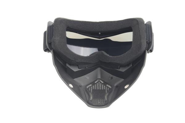 Grote foto black goggle mask multi kleur lens helm masker motoren kleding