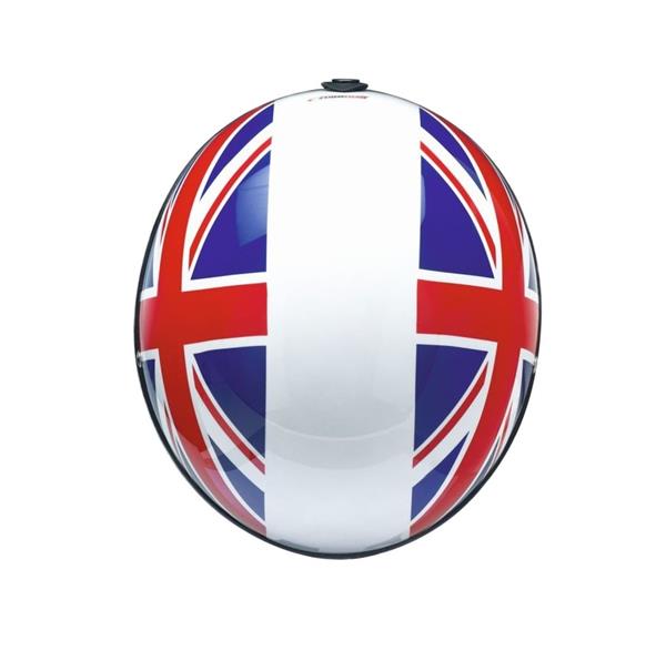 Grote foto redbike rb 512 pothelm union jack motoren kleding